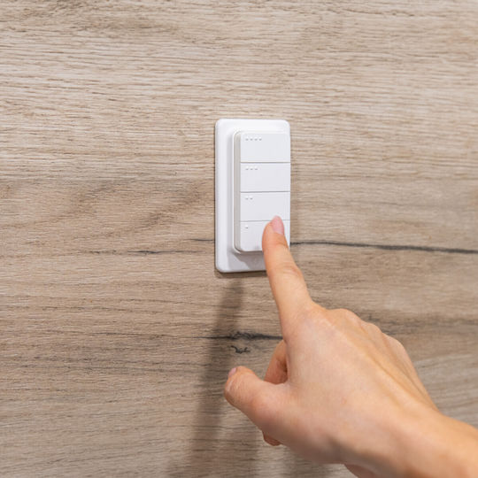 Shelly Button 4 Smart Ενδιάμεσος Διακόπτης Bluetooth σε Λευκό Χρώμα BLURCButton4 - Image 5