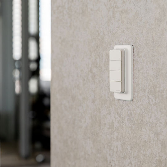 Shelly Button 4 Smart Ενδιάμεσος Διακόπτης Bluetooth σε Λευκό Χρώμα BLURCButton4 - Image 6