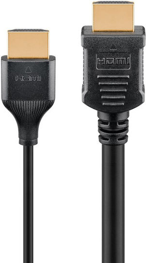 Goobay HDMI 2.0 Cable HDMI male - HDMI male 3m Μαύρο 75295 - Image 2