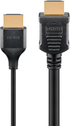 Goobay HDMI 2.1 Cable HDMI male - HDMI male 1m Μαύρο 75298 - Image 5