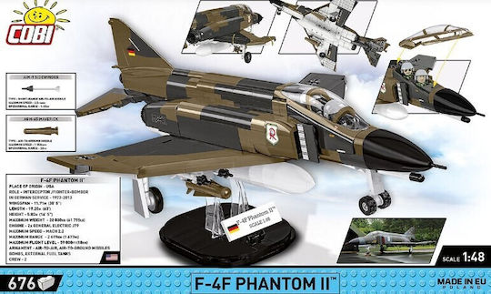 Cobi Τουβλάκια Armed Forces F-4f Phantom Ii 676τμχ - Image 4