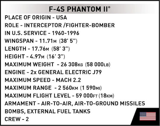 Cobi Τουβλάκια F-4s Phantom Ii 608τμχ - Image 11