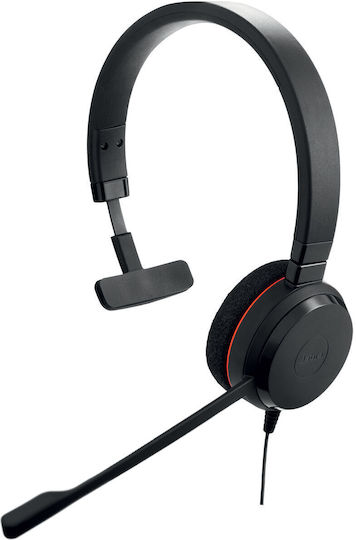 Jabra Evolve 20 Mono On Ear Multimedia Ακουστικά με μικρόφωνο και σύνδεση USB-A / USB-C