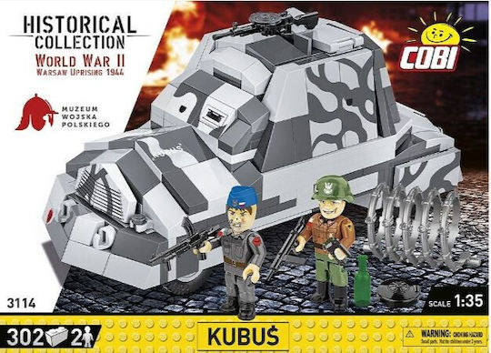 Cobi Τουβλάκια Armored Car Kubuś Warsaw Uprising 302τμχ - Image 2
