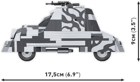 Cobi Τουβλάκια Armored Car Kubuś Warsaw Uprising 302τμχ - Image 6