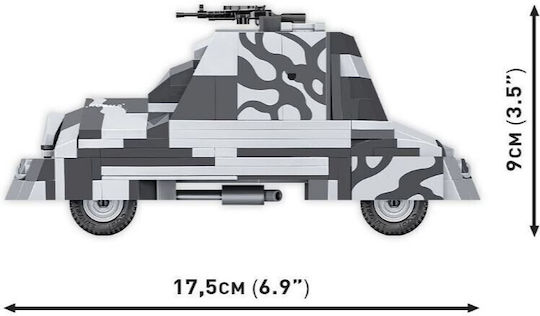 Cobi Τουβλάκια Armored Car Kubuś Warsaw Uprising 302τμχ - Image 15