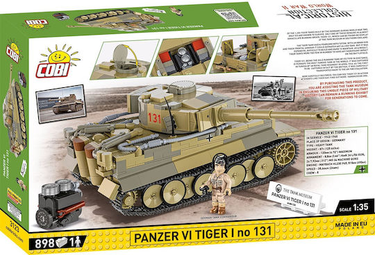 Cobi Τουβλάκια Panzer Vi Tiger I No. 131 898τμχ - Image 6