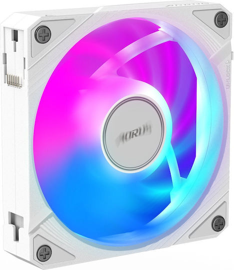 Gigabyte AORUS EZ CHAIN Case Fan 120mm με Λευκό Φωτισμό Λευκό - Image 2