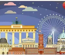 Alternative view of Night In Berlin Puzzle 2D 1000pcs 00449