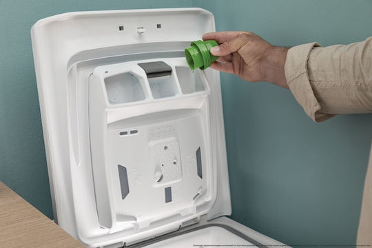 Candy Πλυντήριο Ρούχων Άνω Φόρτωσης 7kg 1200 Στροφών AI Weight Sense TCA274TM5-S - Image 4