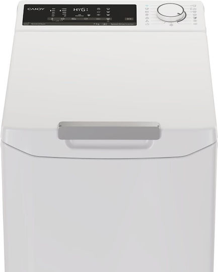 Candy Πλυντήριο Ρούχων Άνω Φόρτωσης 7kg 1200 Στροφών AI Weight Sense TCA274TM5-S - Image 11
