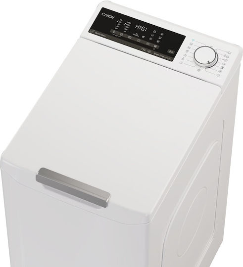 Candy Πλυντήριο Ρούχων Άνω Φόρτωσης 7kg 1200 Στροφών AI Weight Sense TCA274TM5-S - Image 12