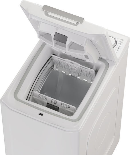 Candy Πλυντήριο Ρούχων Άνω Φόρτωσης 7kg 1200 Στροφών AI Weight Sense TCA274TM5-S - Image 13