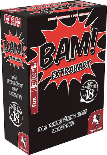 Επιτραπέζιο Παιχνίδι Bam! Extra Hard για 3-6 Παίκτες 18+ Ετών 18301G (GER) Pegasus Spiele