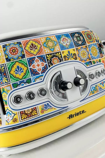 Ariete Positano 1560 Φρυγανιέρα 2 Θέσεων 1600W Πολύχρωμη - Image 2