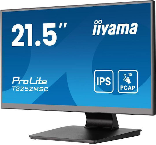 Iiyama POS Monitor 22" LED / IPS με Ανάλυση 1920x1080 T2252MSC-B2AG - Image 5