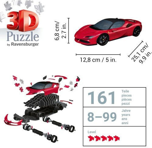 Ravensburger 3d Puzzle Ferrari Sf90 Stradale 108p 10311576 - Image 7