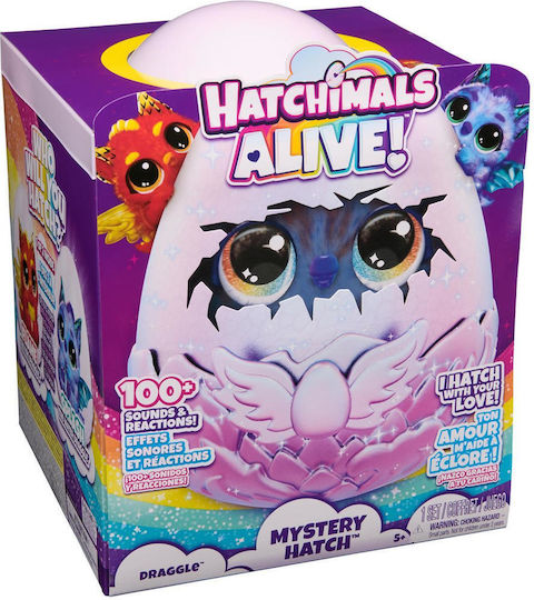 Spin Master Alive Mystery Hatch - Draggle Hatchimals για 3+ Ετών 26.6εκ. 6069282 - Image 4