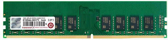 Transcend DDR4 με Module 1x4GB και Ταχύτητα 2400 για Desktop TS512MLH72V4H