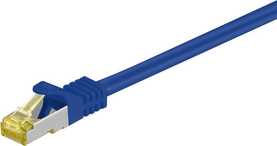 Goobay S/FTP Cat.7 Καλώδιο Δικτύου Ethernet 0.25m Μπλε 1τμχ 91565