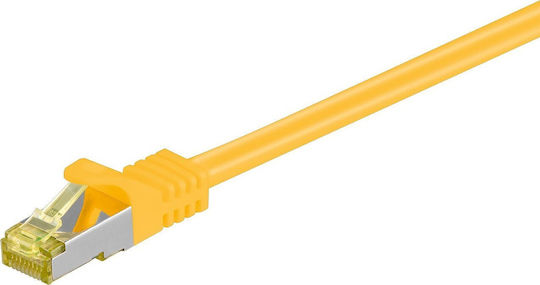 Goobay S/FTP Cat.7 Καλώδιο Δικτύου Ethernet 1.5m Κίτρινο 1τμχ 91593