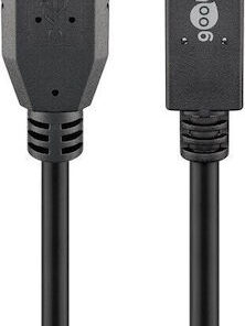 Alternative view of Goobay Regular USB 3.1 Cable USB-C male - USB-A male Μαύρο 0.5m (41073)