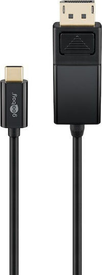 Goobay USB 2.0 Cable USB-C male - DisplayPort male Μαύρο 1.2m (79295) - Image 3