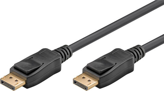 Goobay Cable DisplayPort male - DisplayPort male 5m Μαύρο (74758)