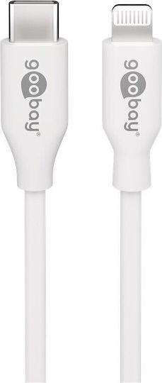 Goobay USB 2.0 Cable USB-C male - Lightning Λευκό 1m (39446) - Image 3