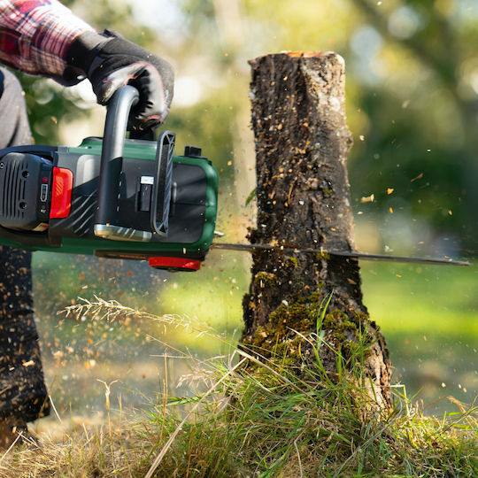 Bosch Αλυσοπρίονο Μπαταρίας Solo Brushless 36V 3.5kg με Λάμα 22.9cm 06008B8601 - Image 7