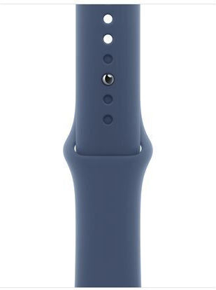 Apple Watch SE 2024 Aluminium 44mm Αδιάβροχο με Παλμογράφο (Silver με Denim Sport Band (M/L)) - Image 3