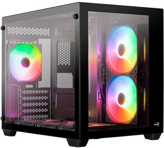 Aerocool Dryft Mini-BK-v2 Gaming Mini Tower Κουτί Υπολογιστή Μαύρο - Image 2