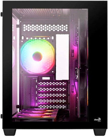 Aerocool Dryft Mini-BK-v2 Gaming Mini Tower Κουτί Υπολογιστή Μαύρο - Image 3