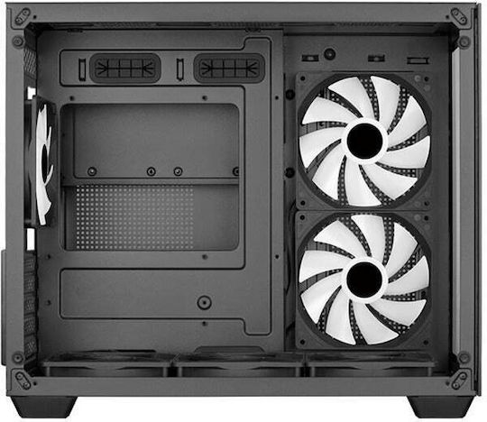 Aerocool Dryft Mini-BK-v2 Gaming Mini Tower Κουτί Υπολογιστή Μαύρο - Image 5