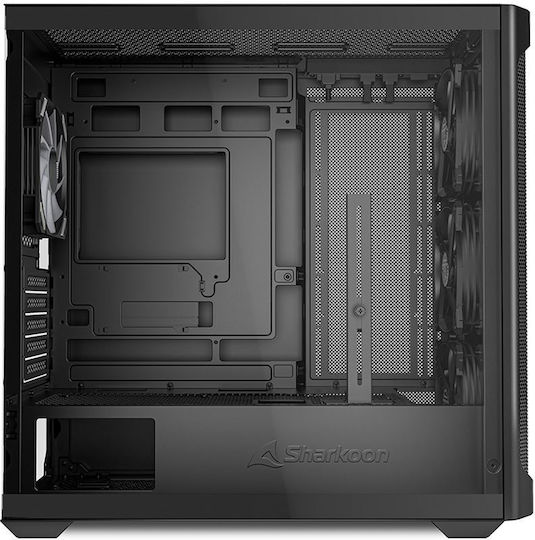 Sharkoon MK4W RGB Strip Gaming Midi Tower Κουτί Υπολογιστή με Πλαϊνό Παράθυρο Μαύρο - Image 5