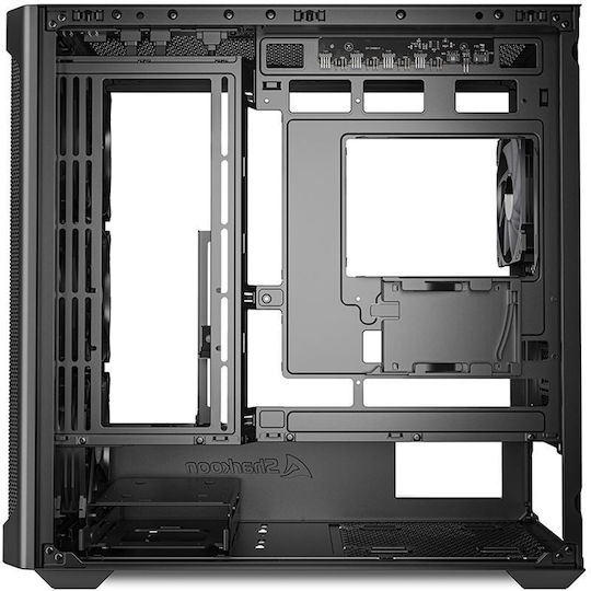 Sharkoon MK4W RGB Strip Gaming Midi Tower Κουτί Υπολογιστή με Πλαϊνό Παράθυρο Μαύρο - Image 7
