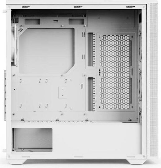 Aerocool D301A V2 Gaming Mini Tower Κουτί Υπολογιστή με Πλαϊνό Παράθυρο και RGB Φωτισμό Λευκό - Image 5