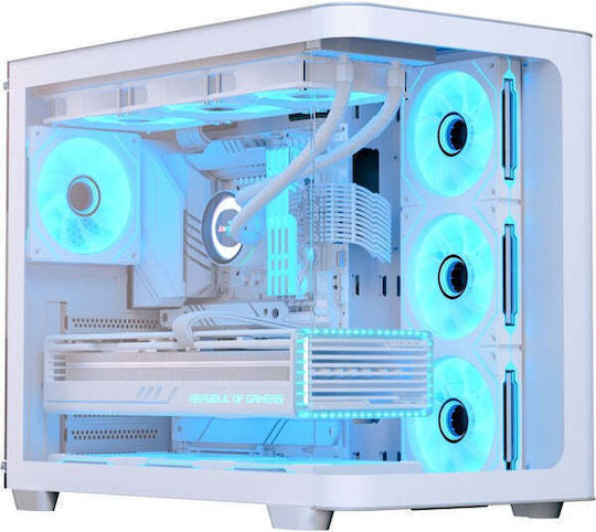 Aerocool P500C Gaming Midi Tower Κουτί Υπολογιστή με Πλαϊνό Παράθυρο Λευκό - Image 4