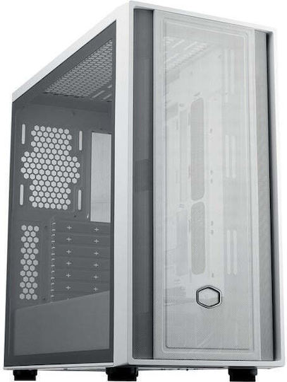 CoolerMaster MasterBox 600 Lite Midi Tower Κουτί Υπολογιστή με Πλαϊνό Παράθυρο Λευκό - Image 2