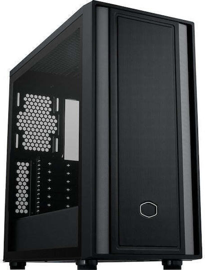 CoolerMaster MasterBox 600 Lite Midi Tower Κουτί Υπολογιστή με Πλαϊνό Παράθυρο Μαύρο - Image 2