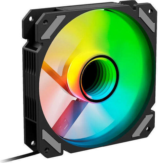 Sharkoon Mirror RGB PWM Case Fan 120mm με Σύνδεση 4-Pin - Image 2