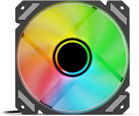 Sharkoon Mirror RGB PWM Case Fan 120mm με Σύνδεση 4-Pin - Image 3