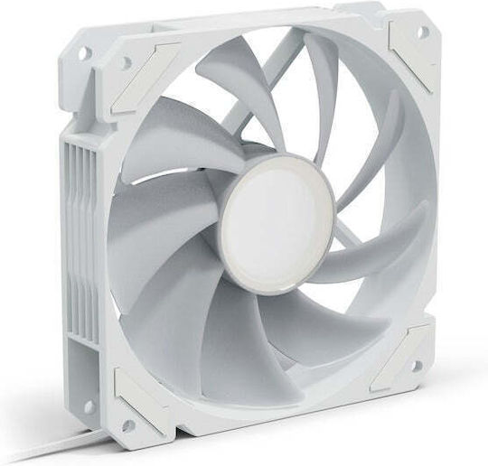 Sharkoon Shark Mirror Case Fan 120mm με ARGB Φωτισμό και Σύνδεση 4-Pin PWM Λευκό - Image 2