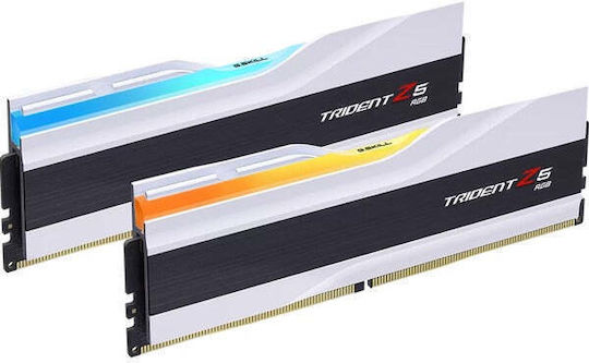 G.Skill Trident Z5 RGB DDR5 32GB RAM με 2x16GB Modules και Ταχύτητα 6400 για Desktop F5-6400J3039G16GX2-TZ5RW