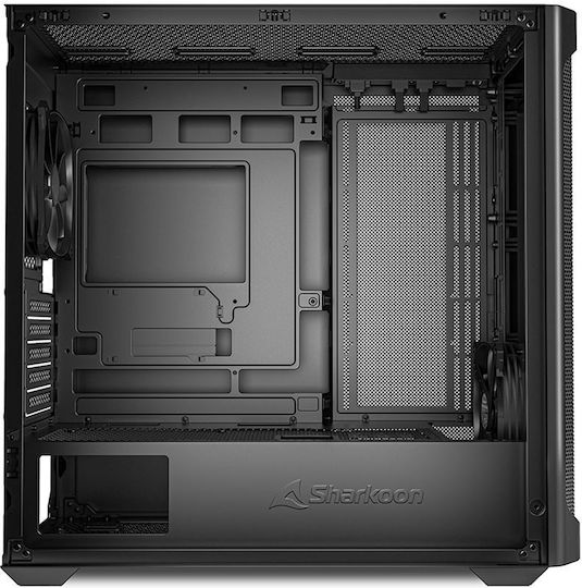 Sharkoon MK4 RGB Strip Gaming Midi Tower Κουτί Υπολογιστή με Πλαϊνό Παράθυρο Μαύρο - Image 5