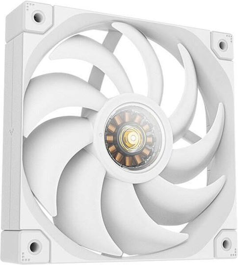 Deepcool FT12 Case Fan 120mm με Λευκό Φωτισμό και Σύνδεση 4-Pin PWM Λευκό - Image 2