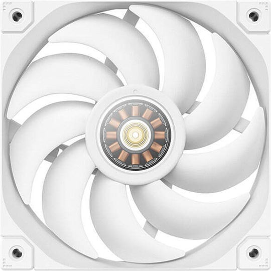 Deepcool FT12 Case Fan 120mm με Λευκό Φωτισμό και Σύνδεση 4-Pin PWM Λευκό - Image 3