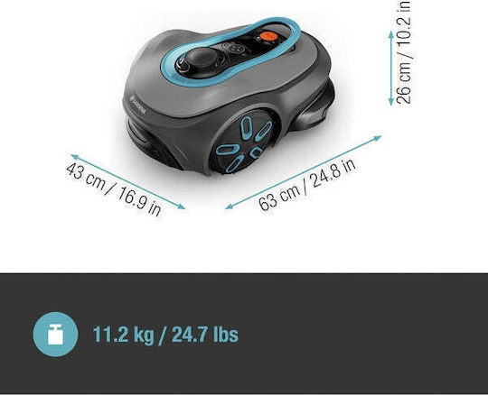Gardena Smart SILENO Free 1200 Ρομποτική Μηχανή Γκαζόν - Image 4
