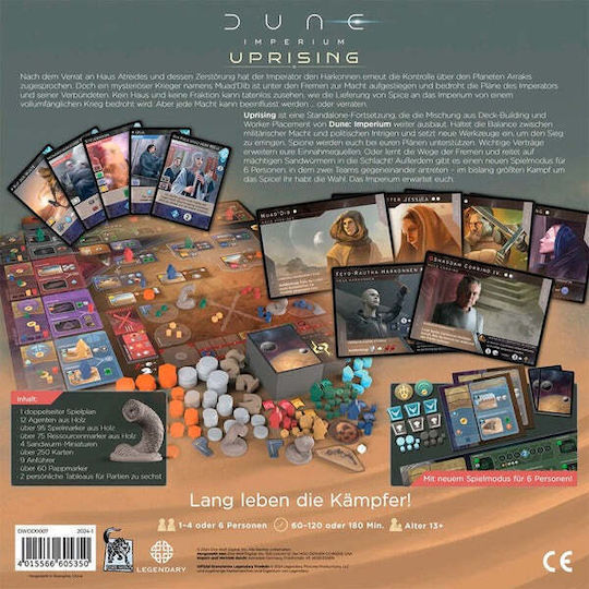 Επιτραπέζιο Παιχνίδι Dune Imperium Revolt – Standalone 13+ Ετών Asmodee - Image 5