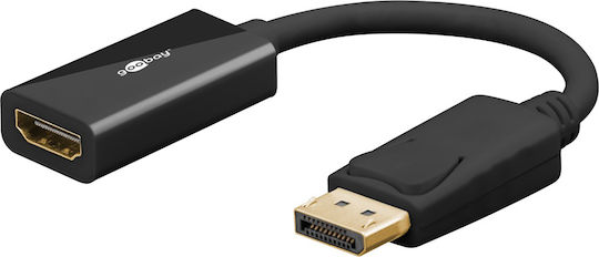 Goobay Μετατροπέας DisplayPort male σε HDMI female 1τμχ 75270